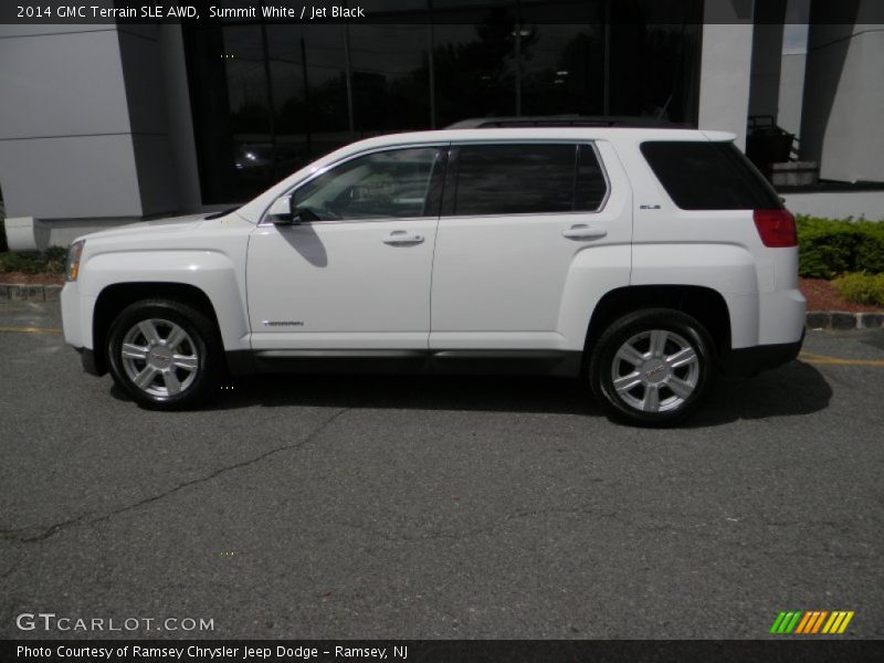 Summit White / Jet Black 2014 GMC Terrain SLE AWD