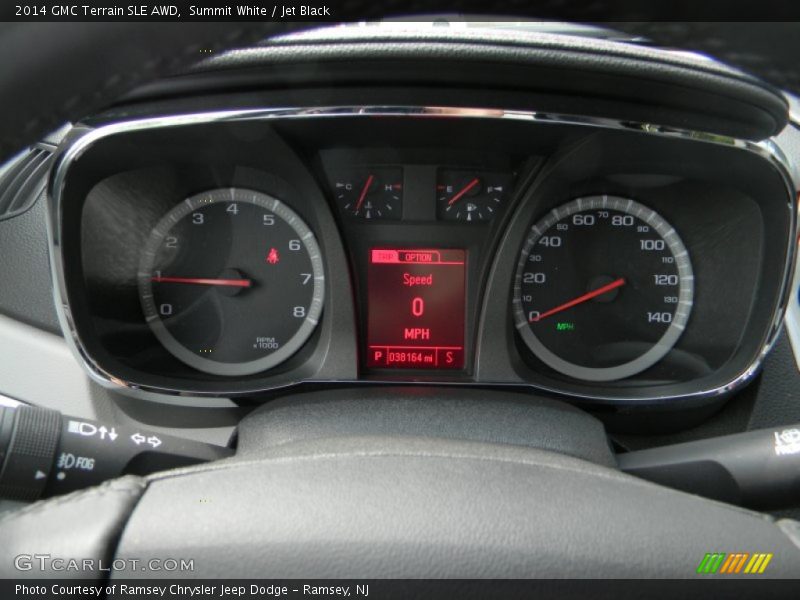 Summit White / Jet Black 2014 GMC Terrain SLE AWD