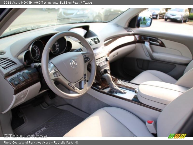 Bali Blue Pearl / Taupe 2012 Acura MDX SH-AWD Technology