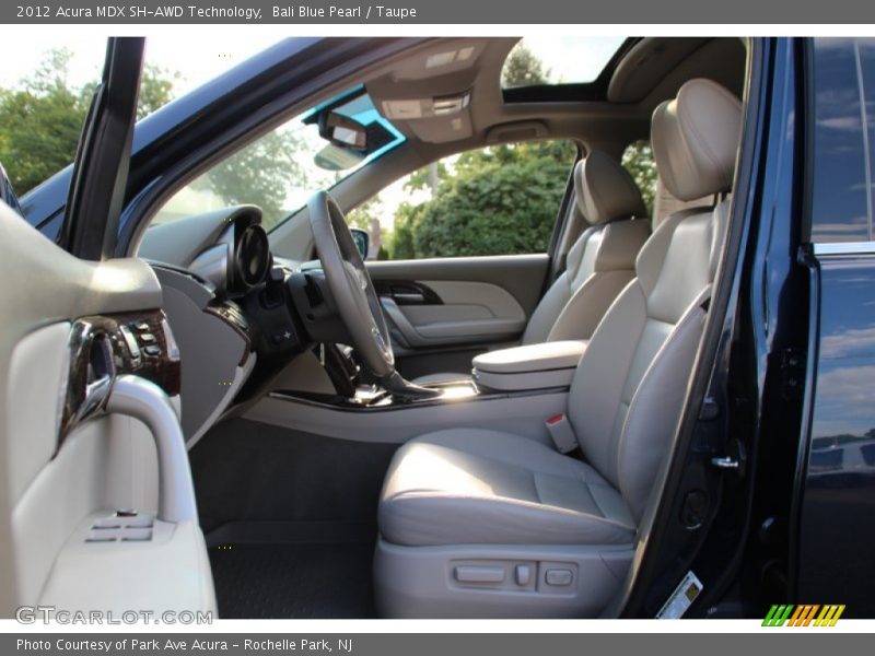 Bali Blue Pearl / Taupe 2012 Acura MDX SH-AWD Technology