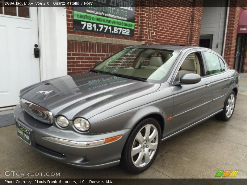 Quartz Metallic / Ivory 2004 Jaguar X-Type 3.0