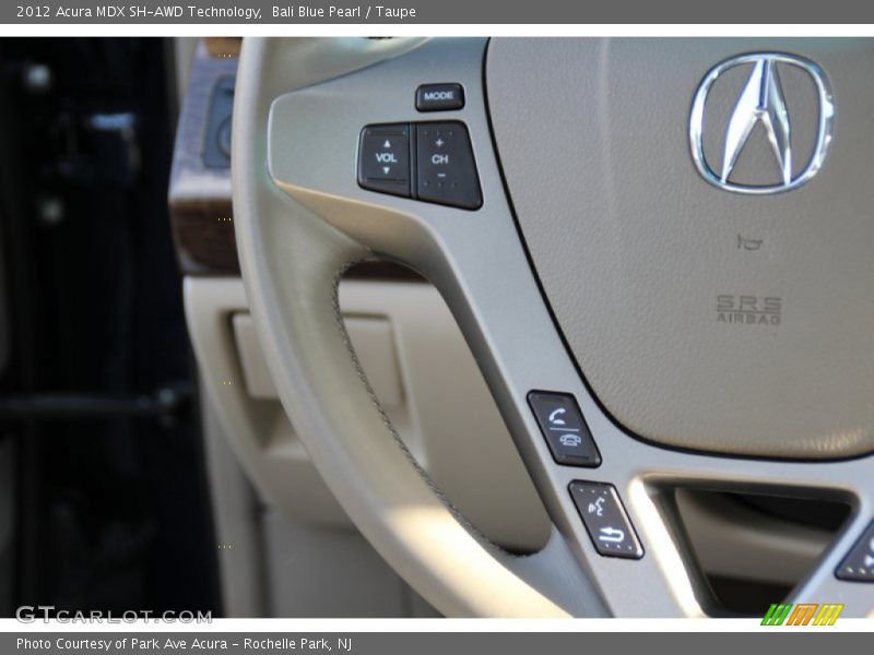 Bali Blue Pearl / Taupe 2012 Acura MDX SH-AWD Technology