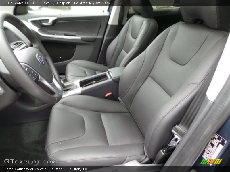 Caspian Blue Metallic / Off Black 2015 Volvo XC60 T5 Drive-E