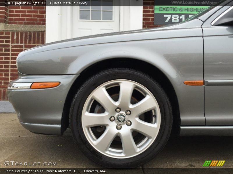Quartz Metallic / Ivory 2004 Jaguar X-Type 3.0