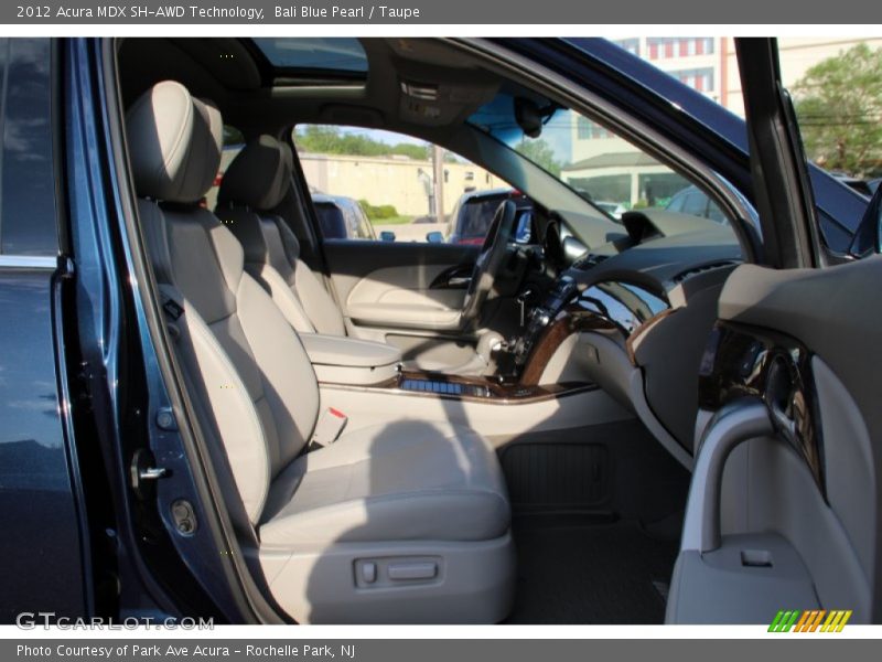 Bali Blue Pearl / Taupe 2012 Acura MDX SH-AWD Technology