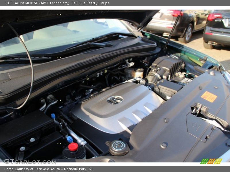 Bali Blue Pearl / Taupe 2012 Acura MDX SH-AWD Technology
