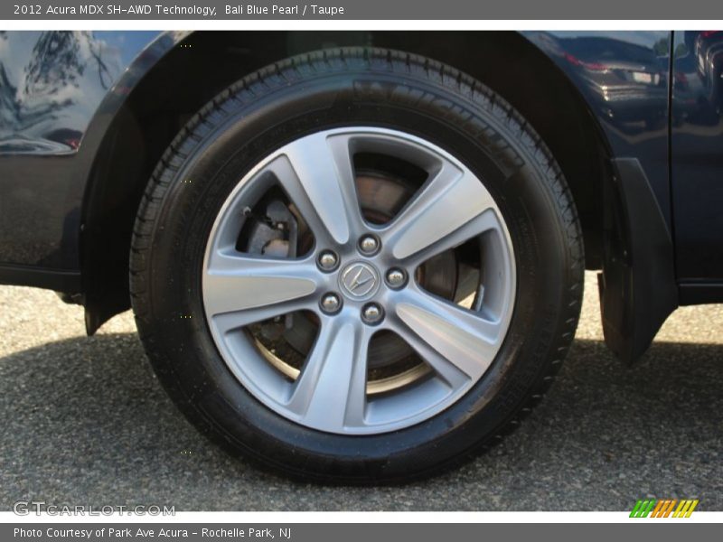 Bali Blue Pearl / Taupe 2012 Acura MDX SH-AWD Technology