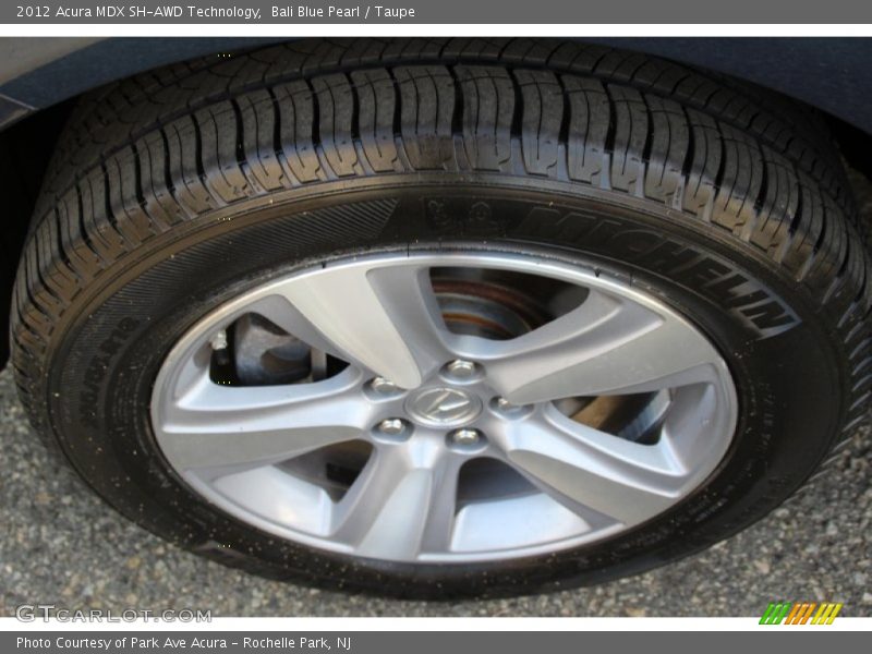Bali Blue Pearl / Taupe 2012 Acura MDX SH-AWD Technology