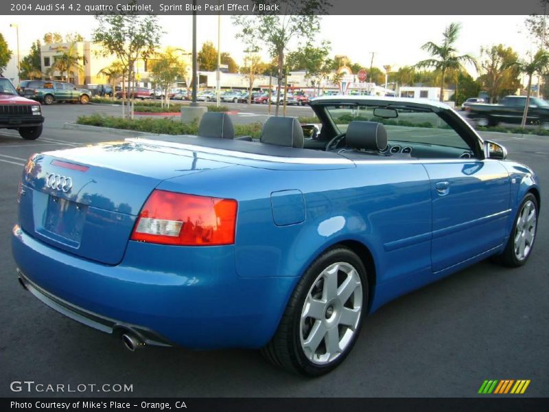 Sprint Blue Pearl Effect / Black 2004 Audi S4 4.2 quattro Cabriolet