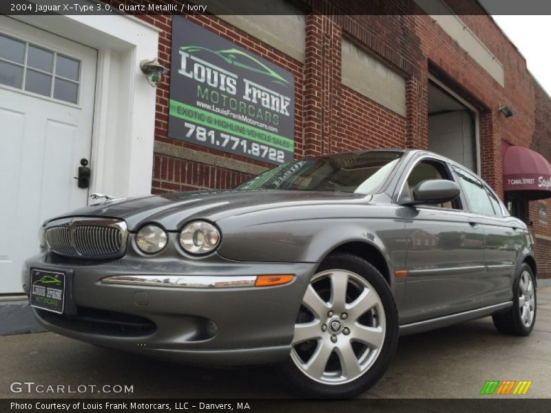 Quartz Metallic / Ivory 2004 Jaguar X-Type 3.0