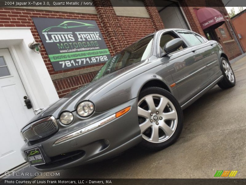 Quartz Metallic / Ivory 2004 Jaguar X-Type 3.0