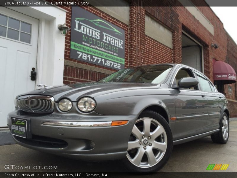 Quartz Metallic / Ivory 2004 Jaguar X-Type 3.0