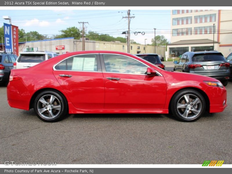 Milano Red / Ebony 2012 Acura TSX Special Edition Sedan