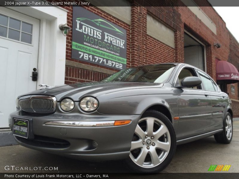 Quartz Metallic / Ivory 2004 Jaguar X-Type 3.0