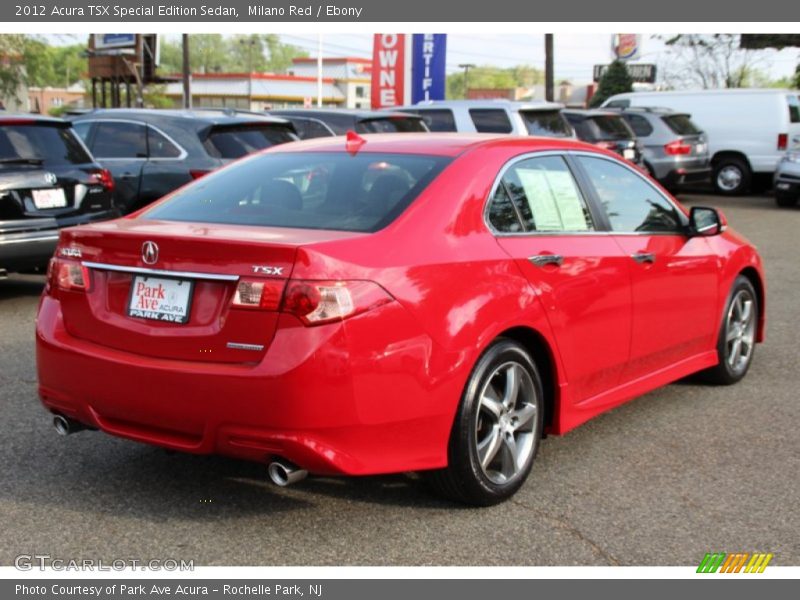 Milano Red / Ebony 2012 Acura TSX Special Edition Sedan