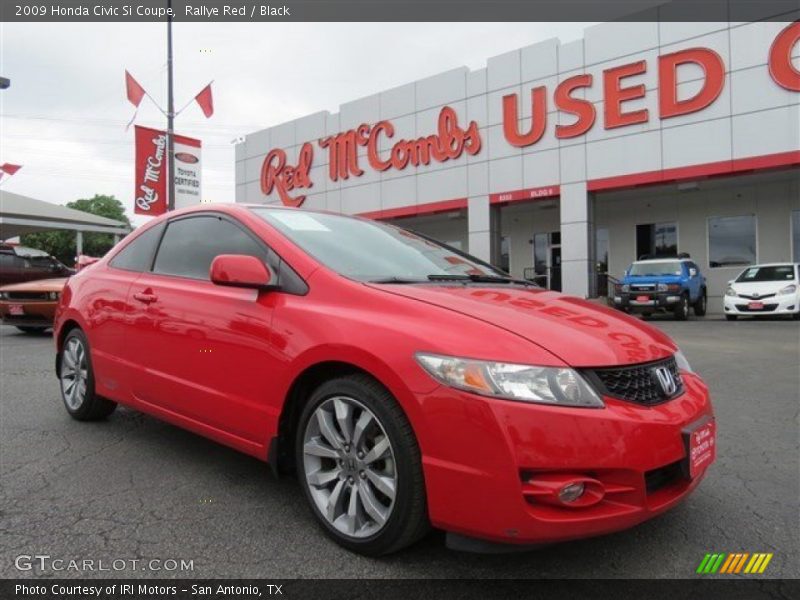 Rallye Red / Black 2009 Honda Civic Si Coupe