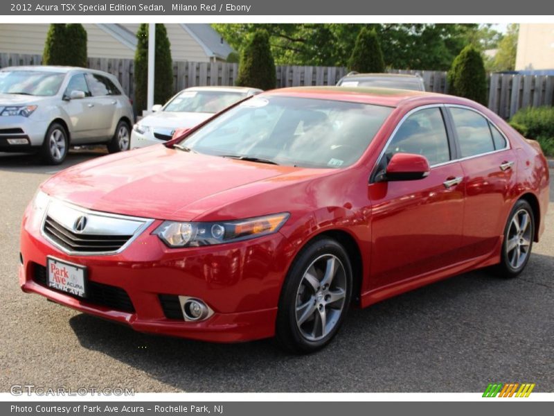 Milano Red / Ebony 2012 Acura TSX Special Edition Sedan