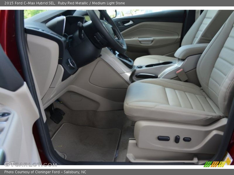 Ruby Red Metallic / Medium Light Stone 2015 Ford C-Max Hybrid SEL