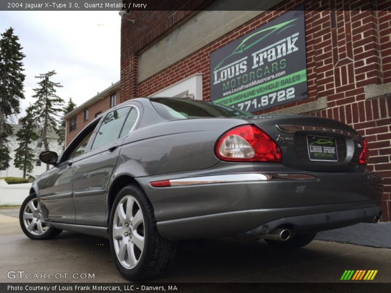 Quartz Metallic / Ivory 2004 Jaguar X-Type 3.0