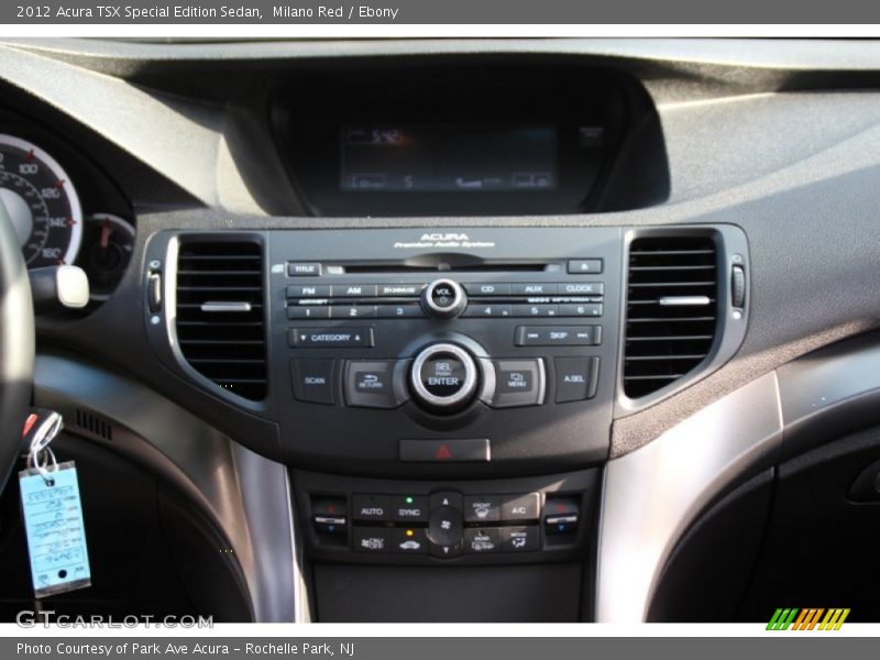 Milano Red / Ebony 2012 Acura TSX Special Edition Sedan