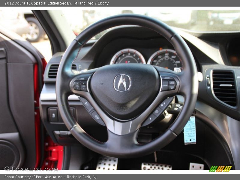 Milano Red / Ebony 2012 Acura TSX Special Edition Sedan