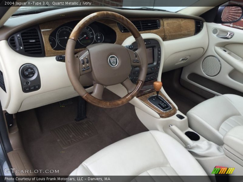 Quartz Metallic / Ivory 2004 Jaguar X-Type 3.0