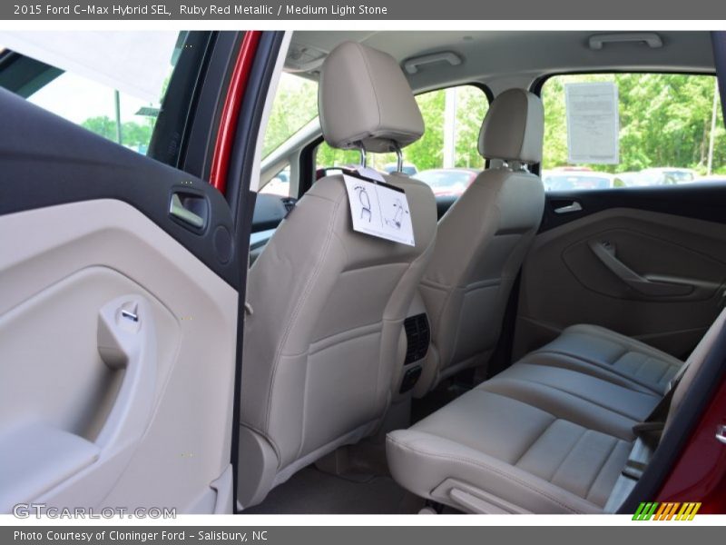 Ruby Red Metallic / Medium Light Stone 2015 Ford C-Max Hybrid SEL
