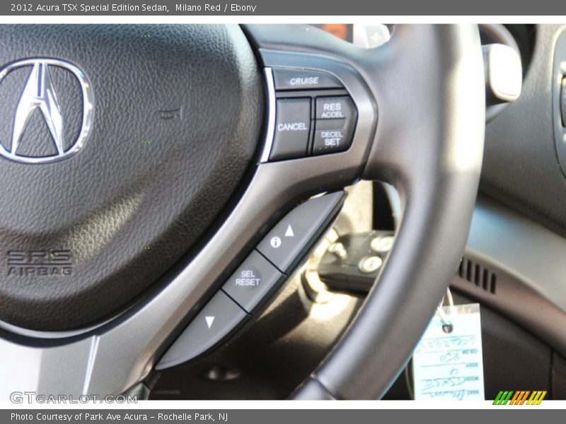 Milano Red / Ebony 2012 Acura TSX Special Edition Sedan