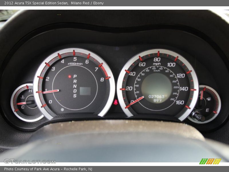 Milano Red / Ebony 2012 Acura TSX Special Edition Sedan