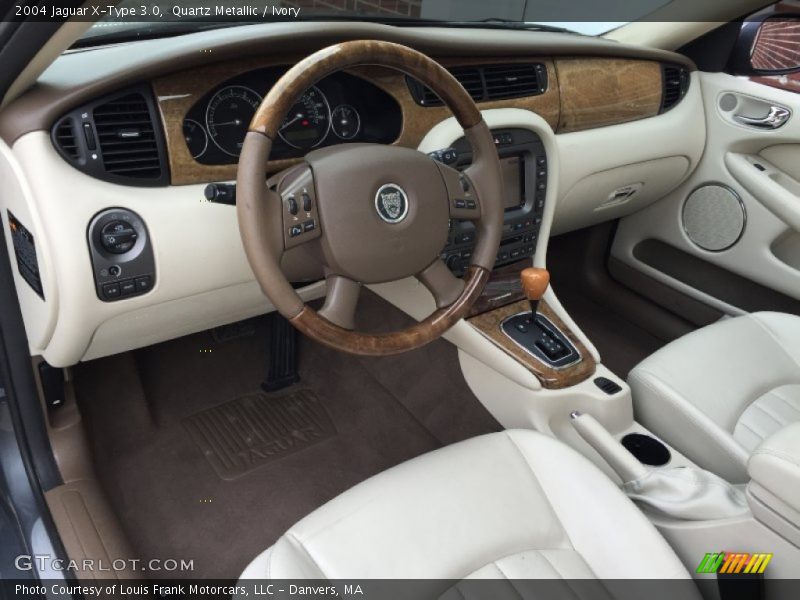 Quartz Metallic / Ivory 2004 Jaguar X-Type 3.0