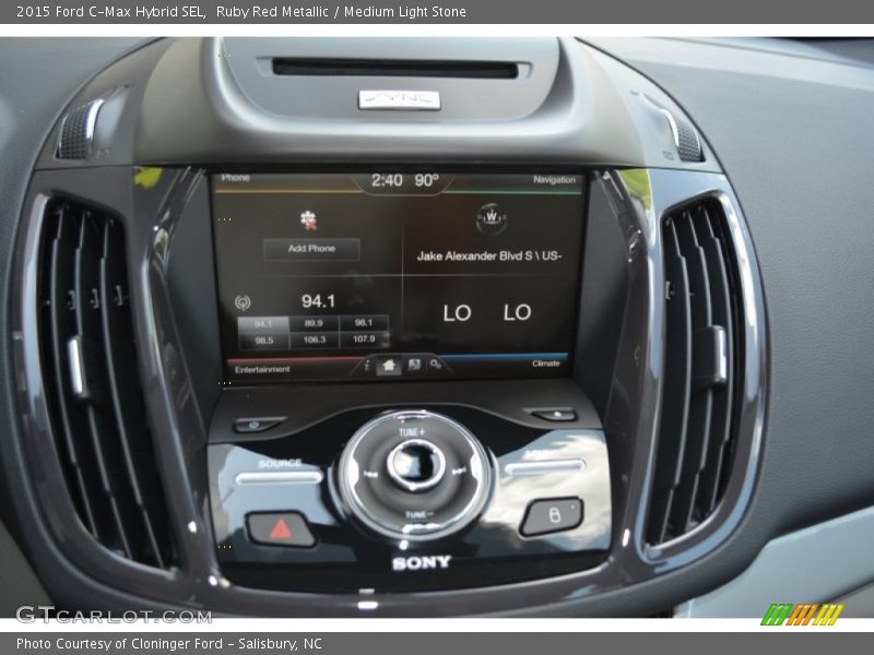Ruby Red Metallic / Medium Light Stone 2015 Ford C-Max Hybrid SEL