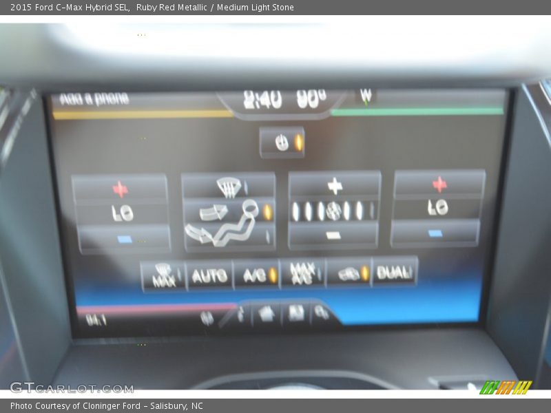 Ruby Red Metallic / Medium Light Stone 2015 Ford C-Max Hybrid SEL