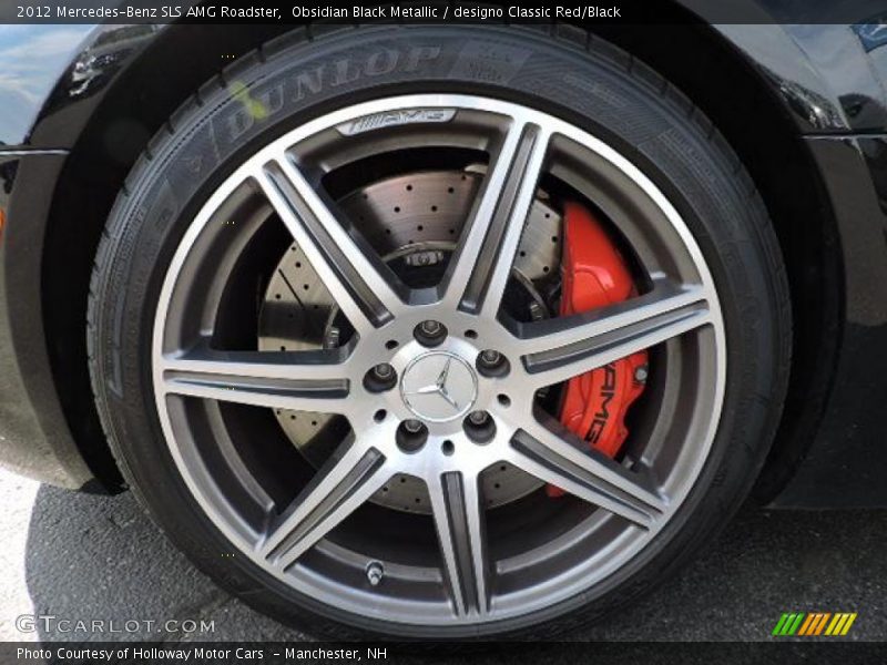 Obsidian Black Metallic / designo Classic Red/Black 2012 Mercedes-Benz SLS AMG Roadster