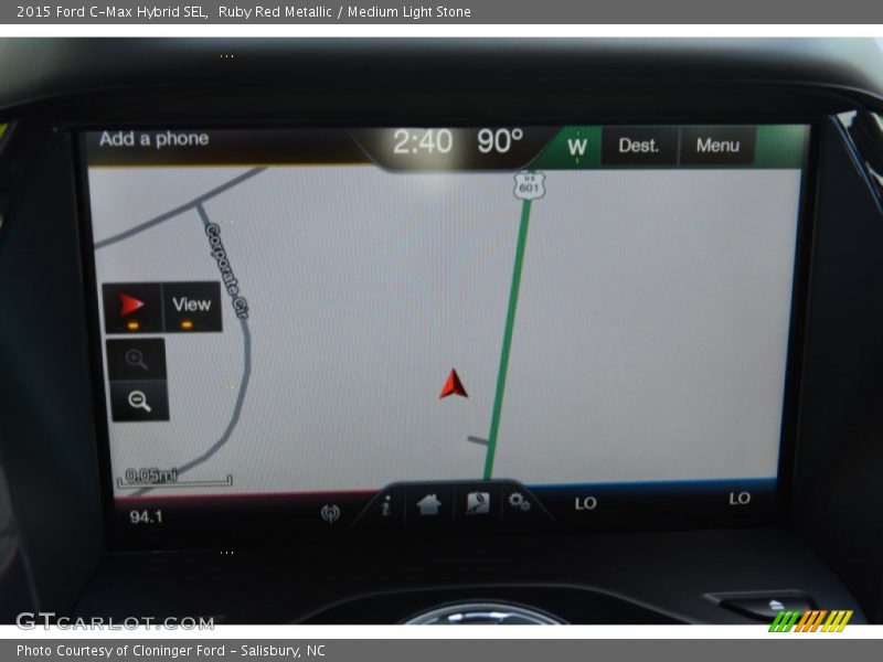 Ruby Red Metallic / Medium Light Stone 2015 Ford C-Max Hybrid SEL