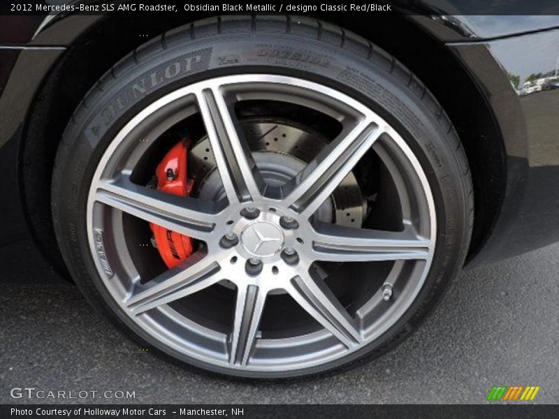 Obsidian Black Metallic / designo Classic Red/Black 2012 Mercedes-Benz SLS AMG Roadster