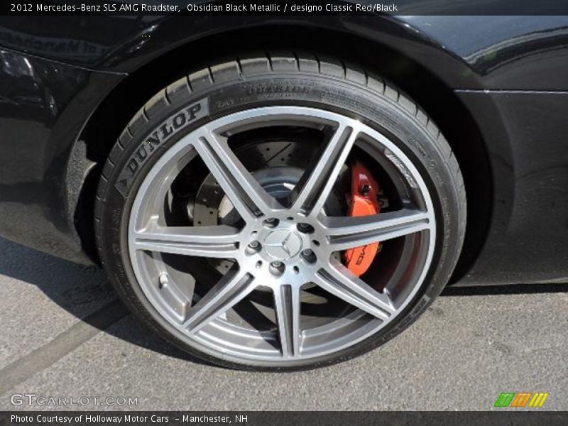 Obsidian Black Metallic / designo Classic Red/Black 2012 Mercedes-Benz SLS AMG Roadster