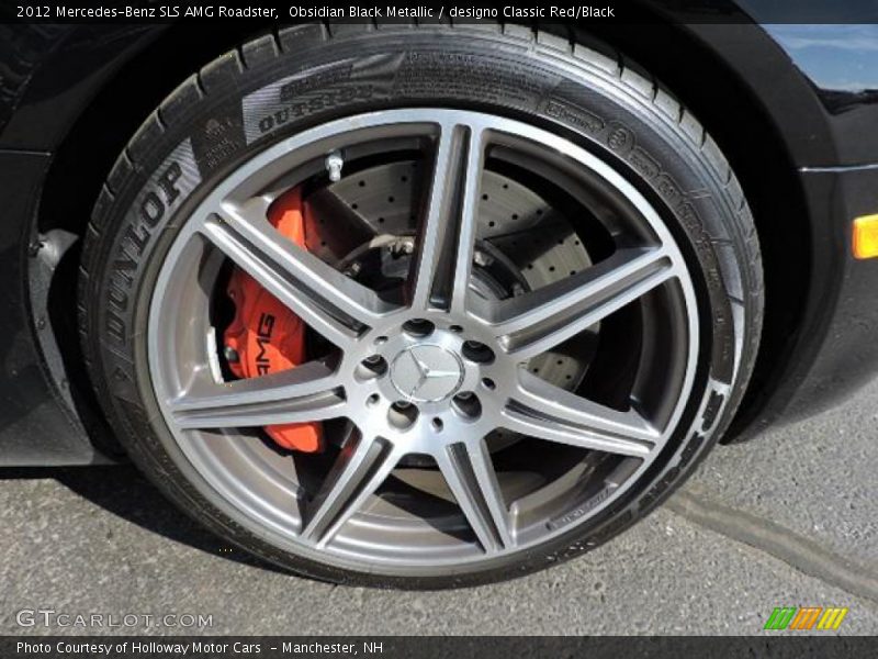 Obsidian Black Metallic / designo Classic Red/Black 2012 Mercedes-Benz SLS AMG Roadster
