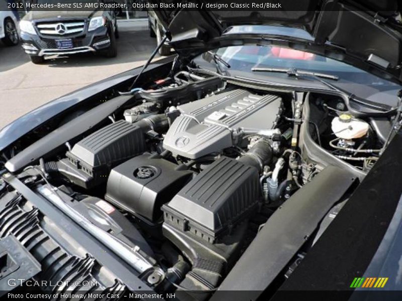 Obsidian Black Metallic / designo Classic Red/Black 2012 Mercedes-Benz SLS AMG Roadster