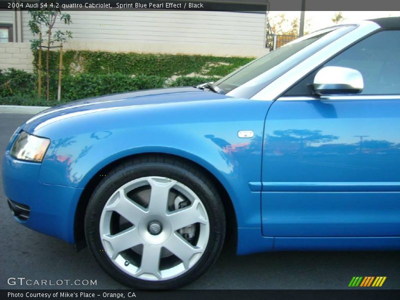 Sprint Blue Pearl Effect / Black 2004 Audi S4 4.2 quattro Cabriolet