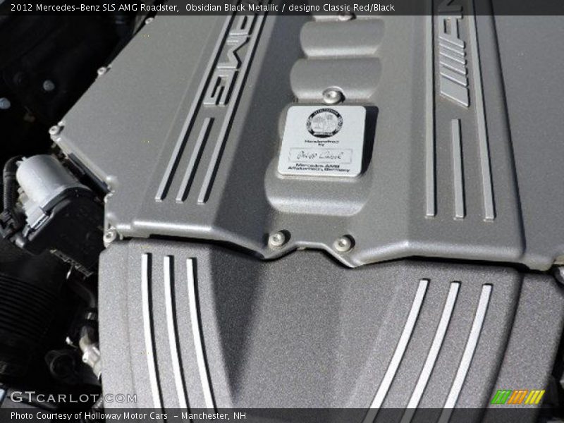 Obsidian Black Metallic / designo Classic Red/Black 2012 Mercedes-Benz SLS AMG Roadster