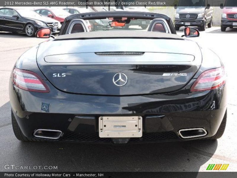 Obsidian Black Metallic / designo Classic Red/Black 2012 Mercedes-Benz SLS AMG Roadster