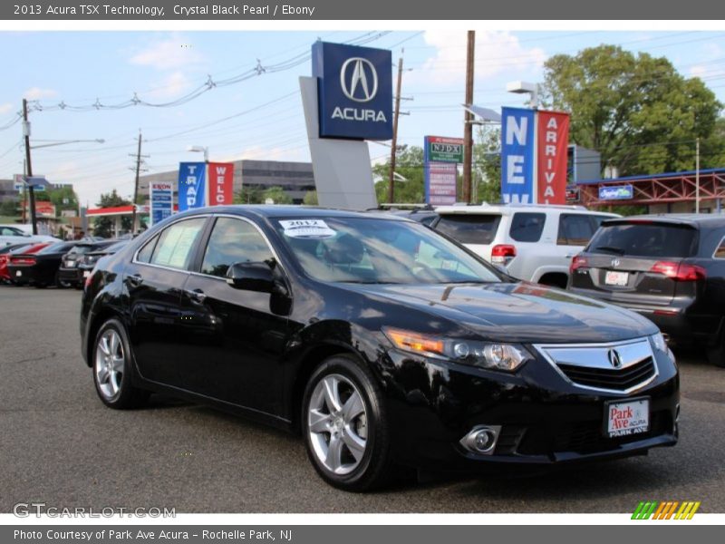 Crystal Black Pearl / Ebony 2013 Acura TSX Technology