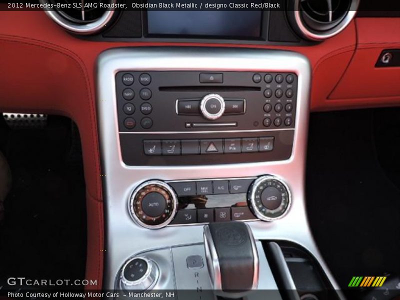 Obsidian Black Metallic / designo Classic Red/Black 2012 Mercedes-Benz SLS AMG Roadster