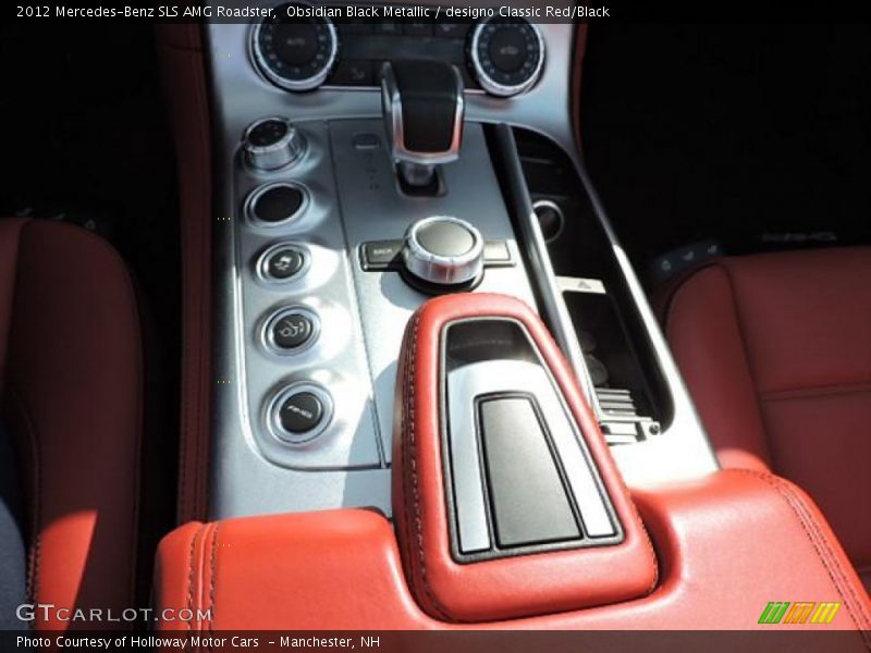 Obsidian Black Metallic / designo Classic Red/Black 2012 Mercedes-Benz SLS AMG Roadster