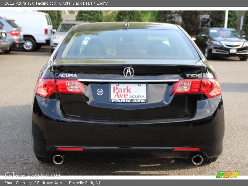 Crystal Black Pearl / Ebony 2013 Acura TSX Technology