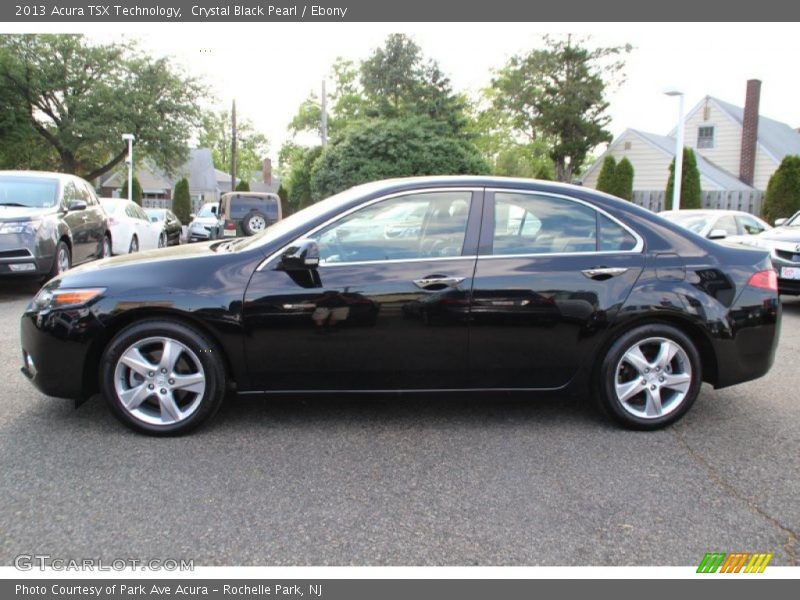Crystal Black Pearl / Ebony 2013 Acura TSX Technology