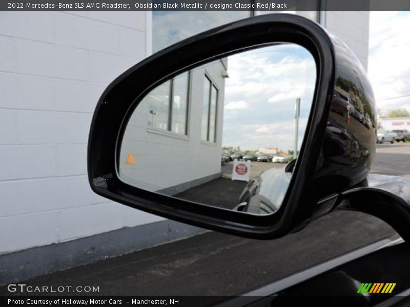 Obsidian Black Metallic / designo Classic Red/Black 2012 Mercedes-Benz SLS AMG Roadster