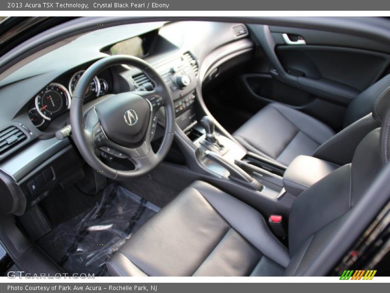 Crystal Black Pearl / Ebony 2013 Acura TSX Technology