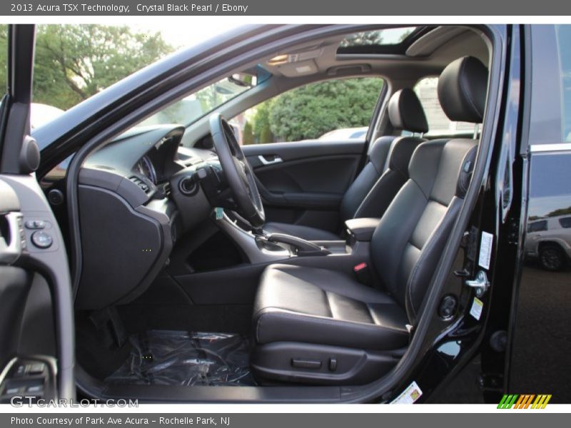 Crystal Black Pearl / Ebony 2013 Acura TSX Technology