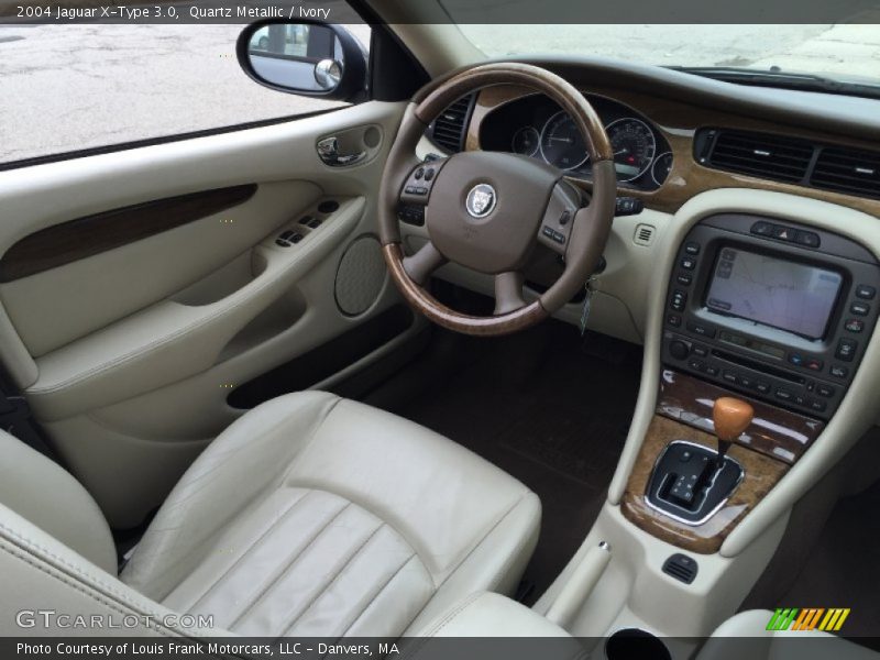 Quartz Metallic / Ivory 2004 Jaguar X-Type 3.0